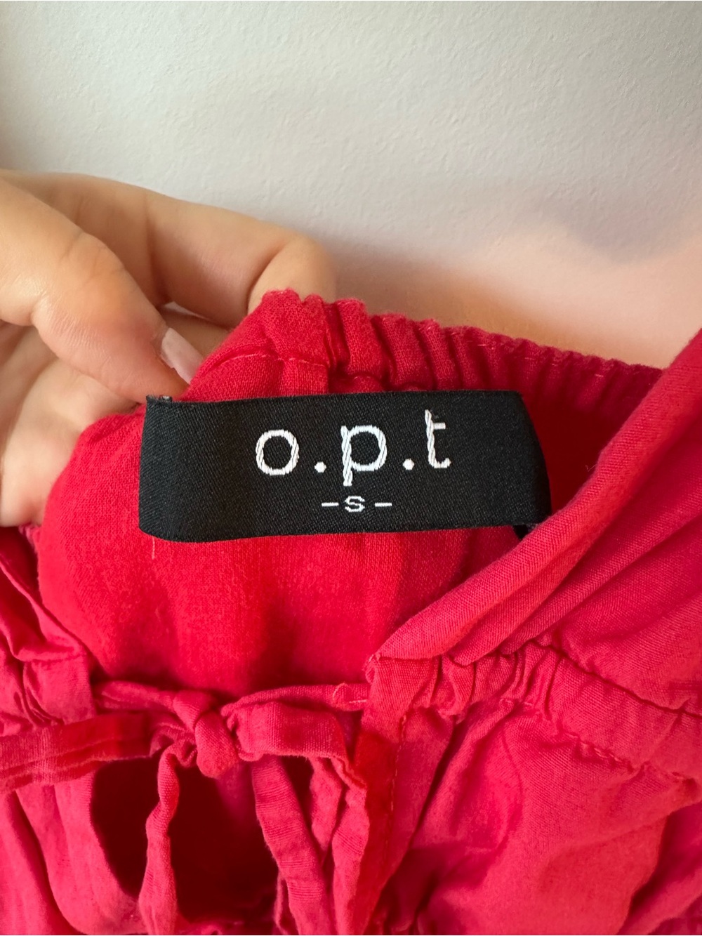 Few Moda OPT Fallen Dress in Raspberry - Picture 5 of 7
